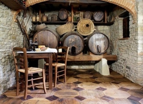 Repurposed wine barrels parquet | 1001 Recycling Ideas ! | Scoop.it