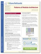 Patterns of Modular Architecture Cheat Sheet from DZone Refcardz - Free, professional tutorial guides for developers | Devops for Growth | Scoop.it
