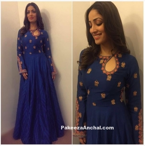 Yami Gautam in Blue Designer Gown by Rimple and Harpreet Narula | Indian Fashion Updates | Scoop.it