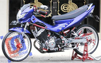 Modifikasi Satria Fu Simple