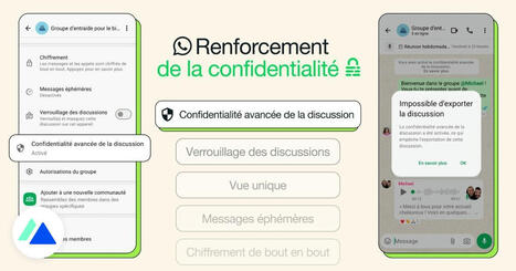 WhatsApp ajoute une option pour rendre vos messages encore plus privés | Réseaux sociaux | Scoop.it