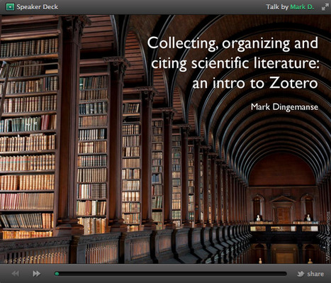 Slides for a hands-on Zotero workshop | The Ideophone | Zotero | Scoop.it