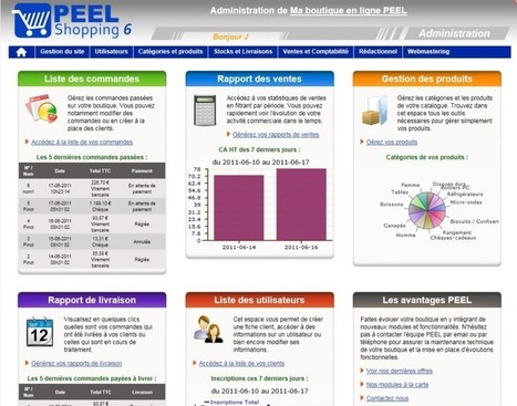 E-commerce CMS PEEL SHOPPING 6.3 Fr 2012 Logiciel Licence gratuite | Webmaster HTML5 WYSIWYG et Entrepreneur | Scoop.it