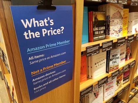 Amazon charges non-Prime members more at physical bookstores, hinting at new retail strategy | consumer psychology | Scoop.it