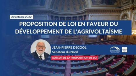 Le Sénat adopte une proposition de loi en faveur de l’agrivoltaïsme | rev3 - la 3ème révolution industrielle en Hauts-de-France | Scoop.it