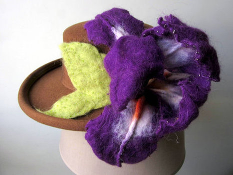 Felted Flover Hat | Fashion & Jewelry | Scoop.it