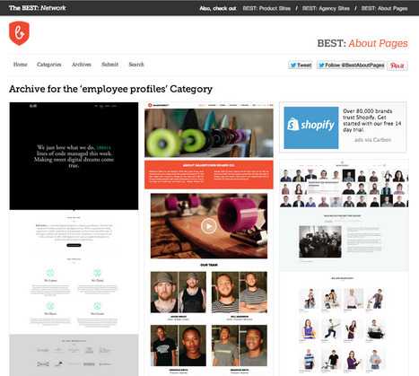 Examples of Well Designed Pages on the Web: The BEST, a Network of Inspiring Sites | The Web Design Guide and Showcase | Scoop.it