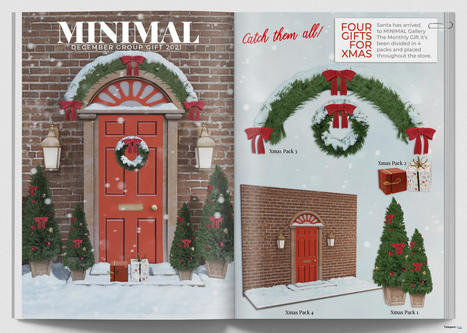 Christmas Entrance Backdrop & Decor December 2021 Group Gift by MINIMAL | Teleport Hub - Second Life Freebies | Second Life Freebies | Scoop.it