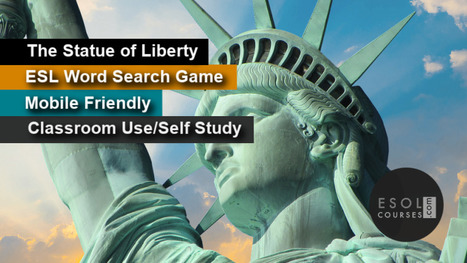 The Statue of Liberty - Challenging Word Search Puzzle | English Word Power | Scoop.it