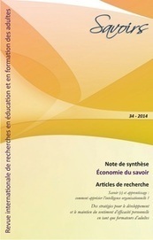 Revue Savoirs 2014/1, L’économie du savoir | Veille Éducative - L'actualité de l'éducation en continu | Scoop.it