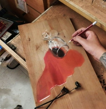 Talented Artist Creates Incredible Optical Illusions on Wood | For Art's Sake-1 | Scoop.it