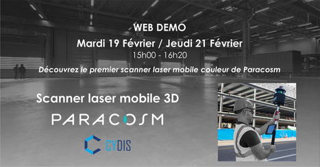 Webinar les 19 et 21 février : découvrez le scanner mobile PX-80 de Paracosm - 3DVF.com | Intelligence Artificielle | Scoop.it