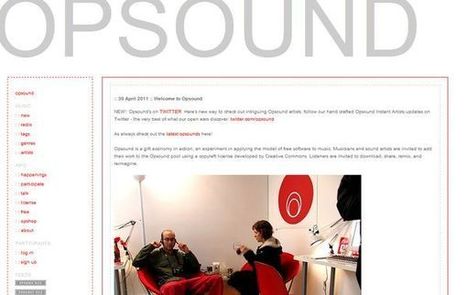 Opsound, música sin derechos de autor para tus proyectos | Educación 2.0 | Scoop.it