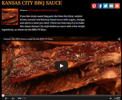 Kansas City BBQ Sauce Recipe | BBQ Pit Boys | Hobby, LifeStyle and much more... (multilingual: EN, FR, DE) | Scoop.it