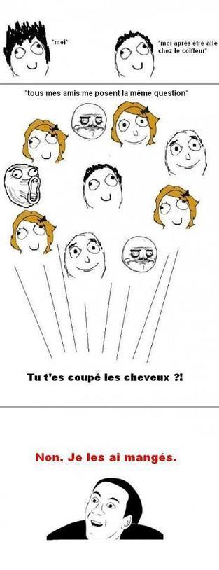 Lorsque je me coupe les cheveux… | Trollface , meme et humour 2.0 | Scoop.it