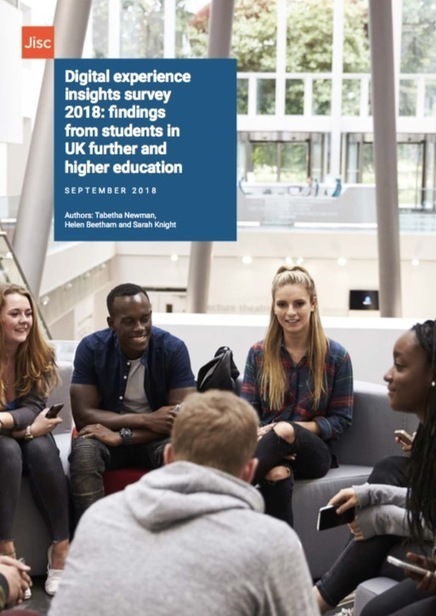 UK: JISC releases “Digital experience insights survey 2018: Findings from students in UK further and higher education”1 | Creative teaching and learning | Scoop.it