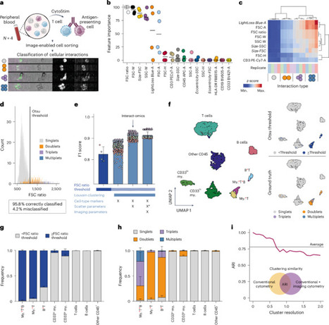 Ultra-high-scale cytometry-based cellular interaction mapping | Nature Methods | from Flow Cytometry to Cytomics | Scoop.it
