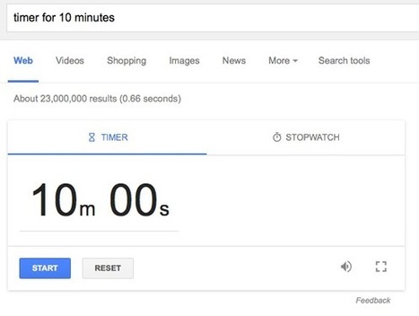 Google's Timer and Stopwatch - Easy tool for all educators (and presenters) | Moodle and Web 2.0 | Scoop.it