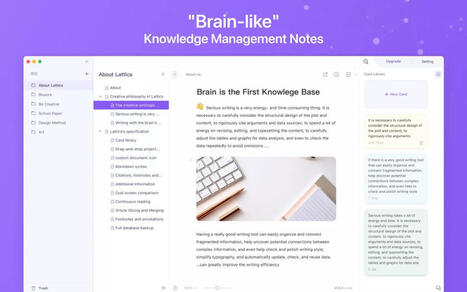 Lattics - Brain-like Knowledge Base and Creative Writing | Digital Delights for Learners | Scoop.it