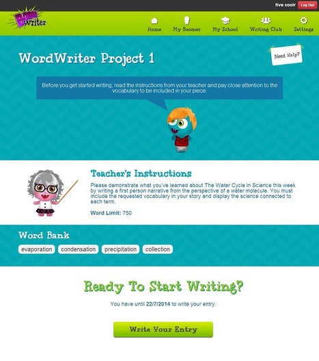 Boom Writer - Word Writer | Digital Delights for Learners | Scoop.it