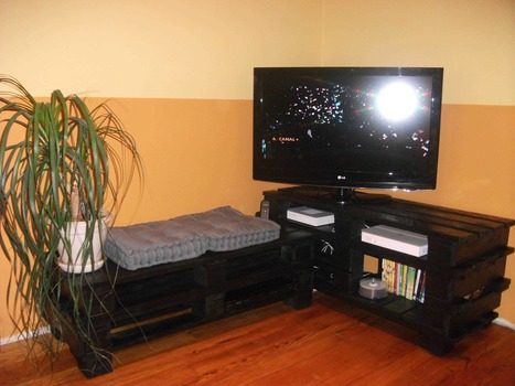 Tv Stand From Wooden Pallets | 1001 Pallets ideas ! | Scoop.it