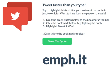 Emphit Partager textes et citations sur Twitter | Le Top des Applications Web et Logiciels Gratuits | Scoop.it