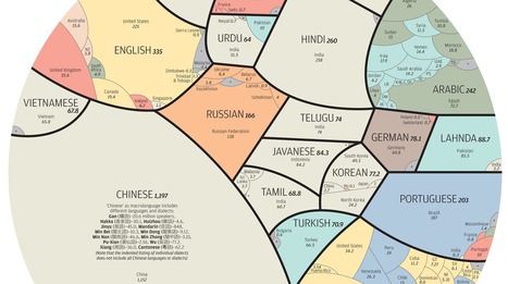 All World Languages in One Visualization | Mediawijsheid in het VO | Scoop.it