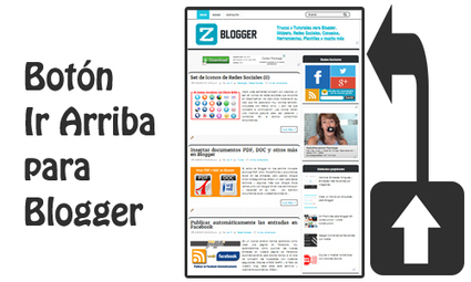 Botón Ir Arriba (Back to Top) para Blogger | TIC & Educación | Scoop.it
