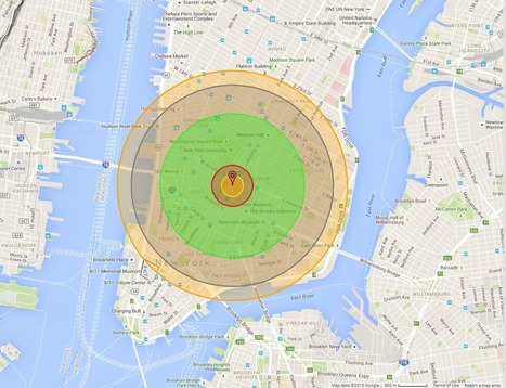 What it would look like if the Hiroshima bomb hit your city | History and Social Studies Education | Scoop.it