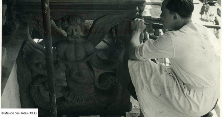À Colmar, les 106 visages secrets de la Maison des Têtes, temple historique du vin d’Alsace | Thématique Humanisme rhénan | Scoop.it
