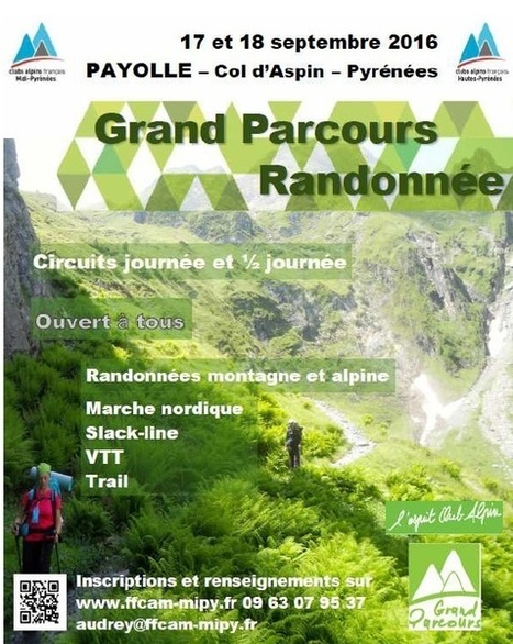 Grand Parcours Randonnée à Payolle les 17 et 18 septembre | Vallées d'Aure & Louron - Pyrénées | Scoop.it