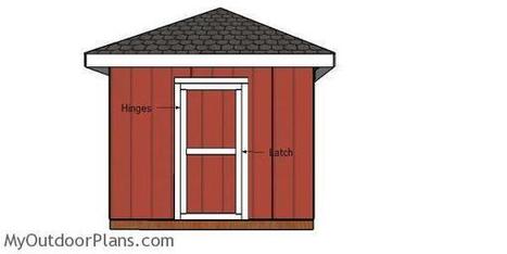 Building a Door for a 10x10 Hip Roof | MyOutdoorPlans | Free Woodworking Plans and Projects, DIY Shed, Wooden Playhouse, Pergola, Bbq | Furniture Plans | Scoop.it