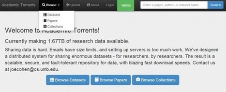 AcademicTorrents, un sitio de torrents hecho por y para profesionales de la educación | EduHerramientas 2.0 | Scoop.it
