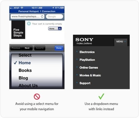 Stop Misusing Select Menus - UX Movement | Developer Resources | Scoop.it