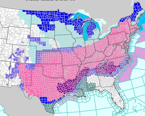 Winter snow and ice storm arriving. See forecast maps. - USA TODAY | Operation Deimos | Scoop.it