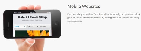 Free Website Builder, Mobile Websites : Zoho Sites | 21st Century Tools for Teaching-People and Learners | Scoop.it
