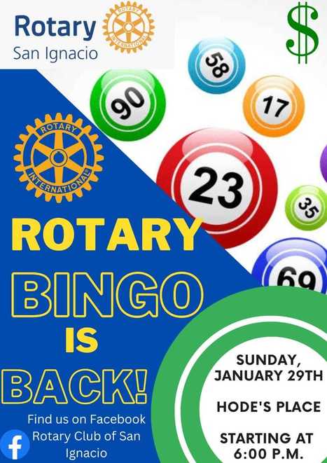 Rotary Bingo Returning to Hodes | Cayo Scoop!  The Ecology of Cayo Culture | Scoop.it