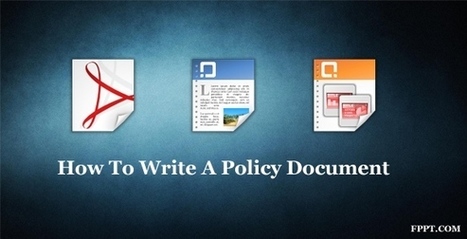 How To Write A Policy Document For Sales And Marketing | Business and Productivity Tools | Scoop.it