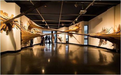 Sticky Bamboo Sculpture by Hongtao Zhou+graduate students | Art Installations, Sculpture, Contemporary Art | Scoop.it