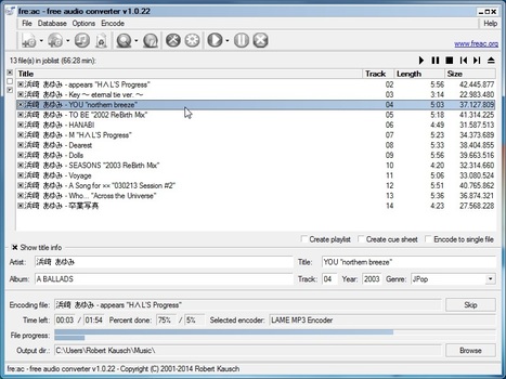 fre:ac - un utilitaire de transcodage audio efficace et gratuit | Le Top des Applications Web et Logiciels Gratuits | Scoop.it