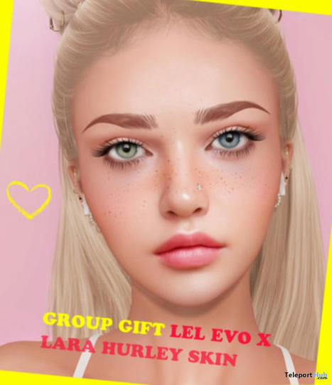 Lexi Rose Pale Tone Skin For Lelutka EvoX March 2022 Group Gift by Lara Hurley Skin | Teleport Hub - Second Life Freebies | Second Life Freebies | Scoop.it