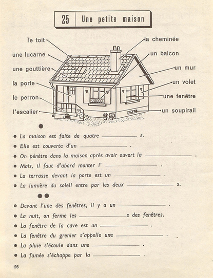 Manuels anciens: Exercices de Vocabulaire CP (1961) | POURQUOI PAS... EN FRANÇAIS ? | Scoop.it