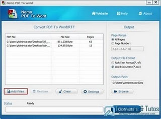 Nemo PDF to Word : un logiciel gratuit pour convertir vos fichiers PDF en documents Word | Time to Learn | Scoop.it