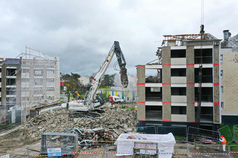 Châteaubriant. La démolition des immeubles du quartier de la Ville aux Roses se poursuit | L'actualité des quartiers politique de la ville de Bretagne et Pays de la Loire | Scoop.it
