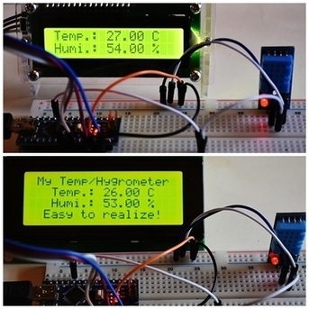 First Steps with the Arduino-UNO R3 and NANO | Maker, MakerED, Coding | I2C LCD Temp./Humidity displaying | 21st Century Learning and Teaching | Scoop.it