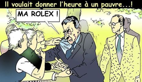 Dessin de presse:  Agression sauvage contre Nicolas Sarkozy | Actualités France | Scoop.it
