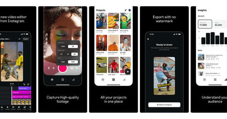 Edits : l'application officielle de montage vidéo d'Instagram | Ressources Community Manager | Scoop.it