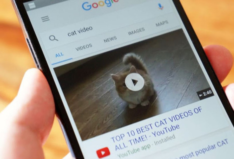 Google mobile introduit la prévisualisation des vidéos dans les résultats | Geeks | Scoop.it