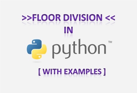 Floor Division In Python With Examples Codi