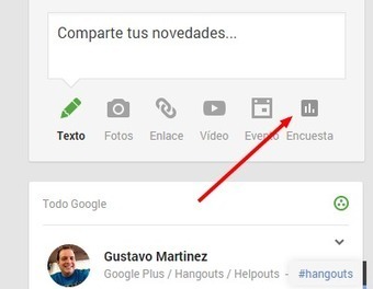 Google+ ahora cuenta con una función para hacer encuestas | Education 2.0 & 3.0 | Scoop.it